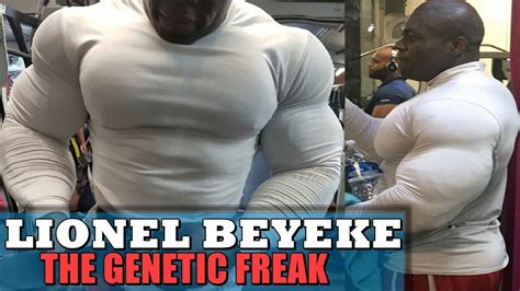 freak bodybuilders|WATCH: Lionel Beyeke The Genetic Freak Of .